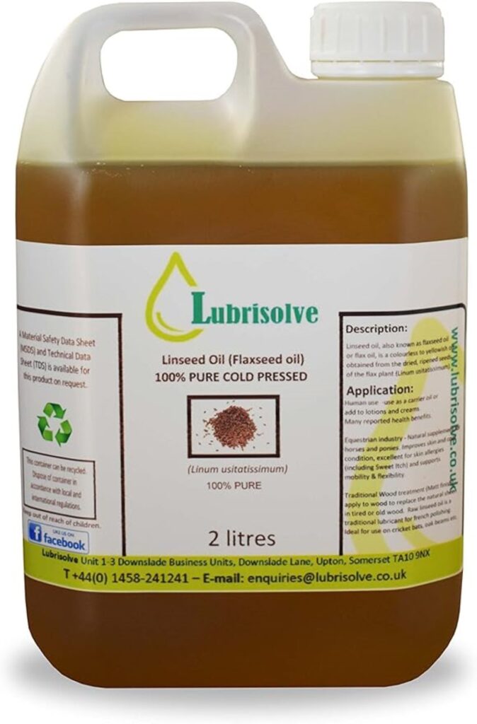 Linseed oil for horse with ulcers